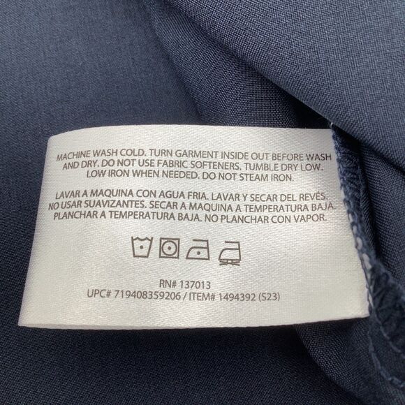 Orvis Mens Short Sleeve Button Up Tech Shirt Blue Size Small NWT - Picture 8 of 8